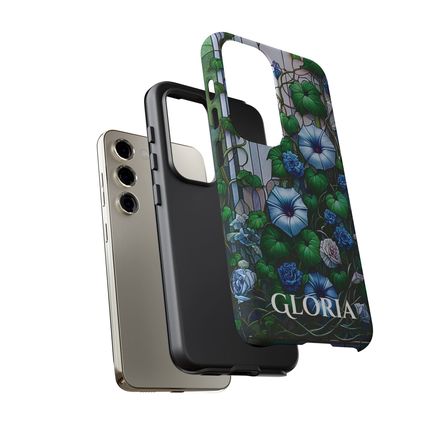 Cathedral Morning Glories - Personalized Phone Case
