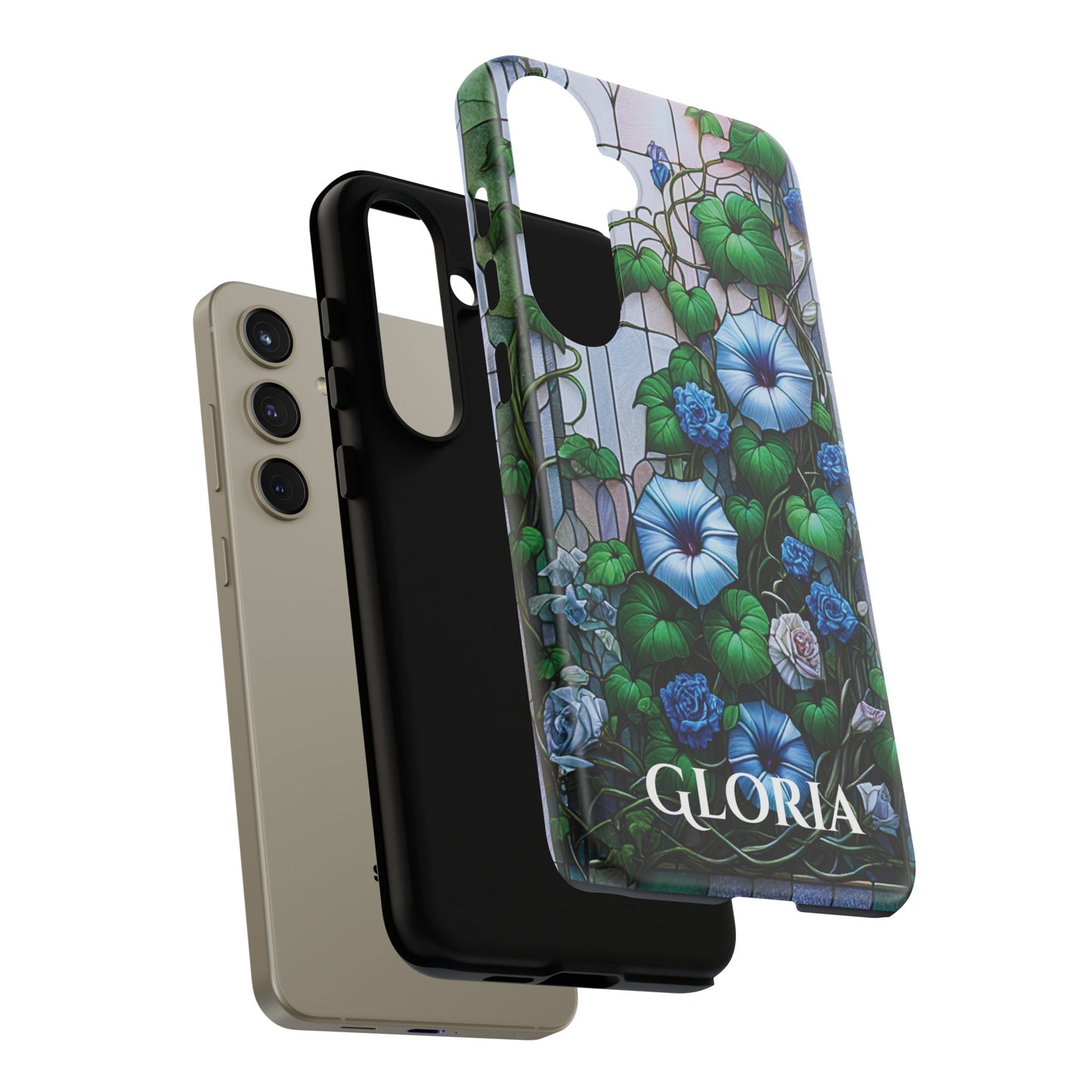 Cathedral Morning Glories - Personalized Phone Case