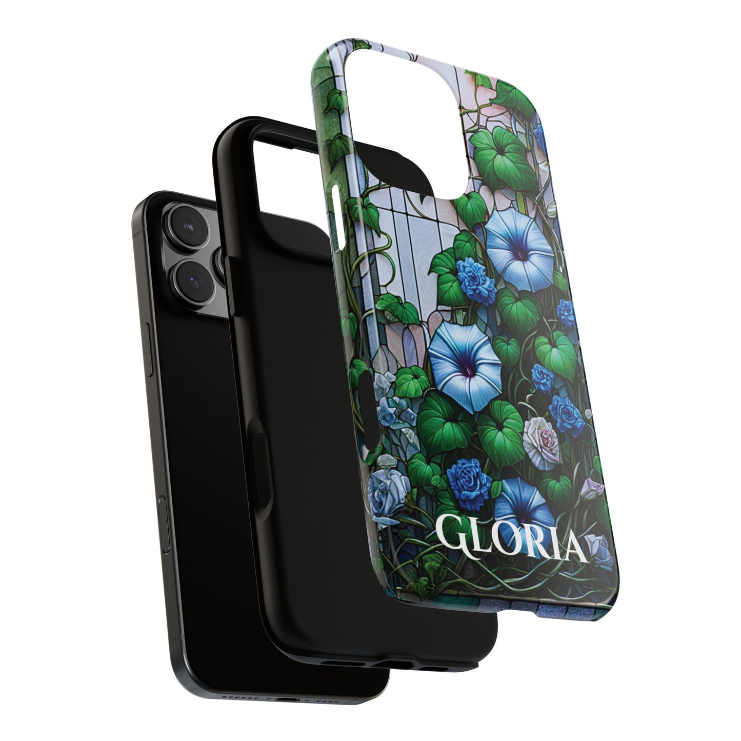 Cathedral Morning Glories - Personalized Phone Case