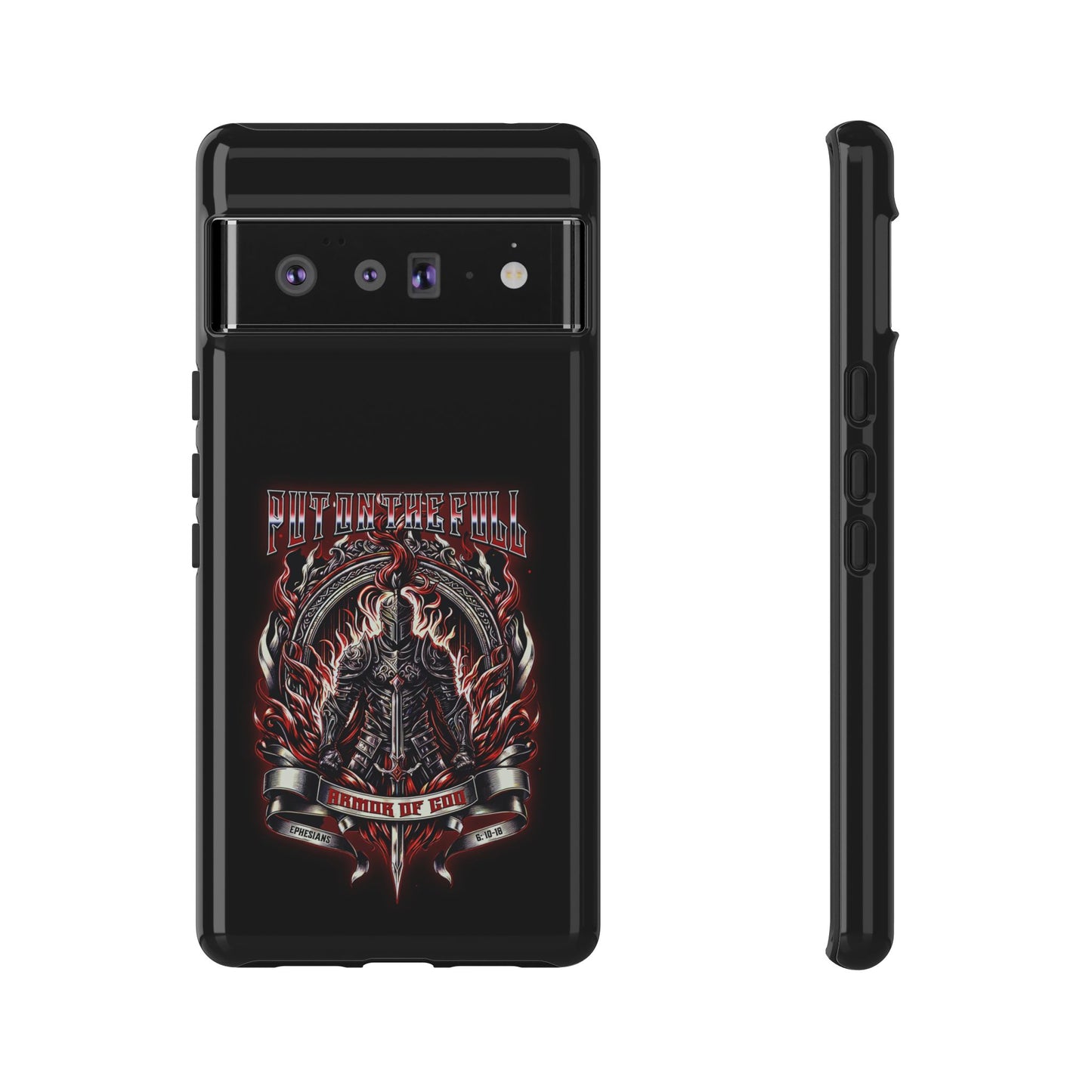 Armor of God Phone Case – Christian Warrior Design | Worship Wear Collection