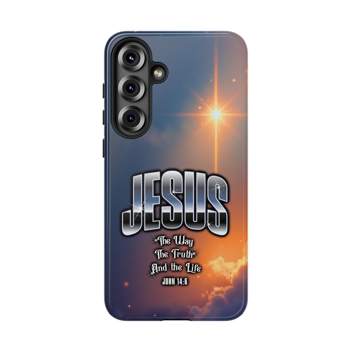 JESUS — The Way, The Truth, The Life — Radiant Sunrise Edition Phone Case