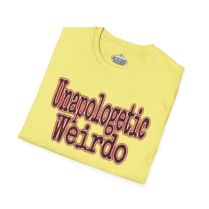 Unapologetic Weirdo Black and Red | T-Shirt