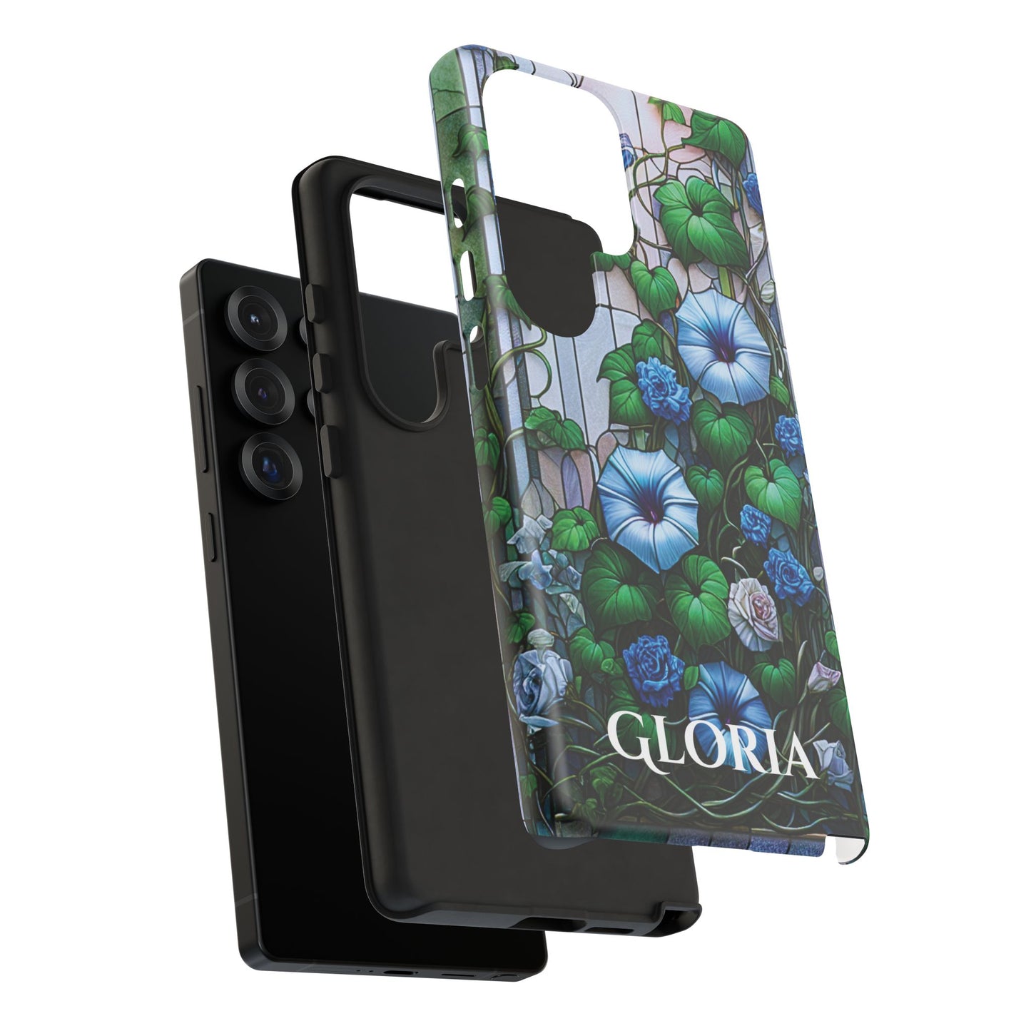 Cathedral Morning Glories - Personalized Phone Case