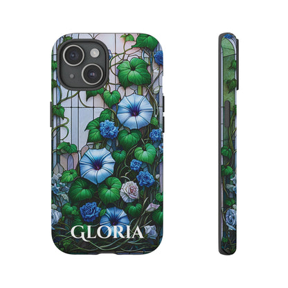 Cathedral Morning Glories - Personalized Phone Case