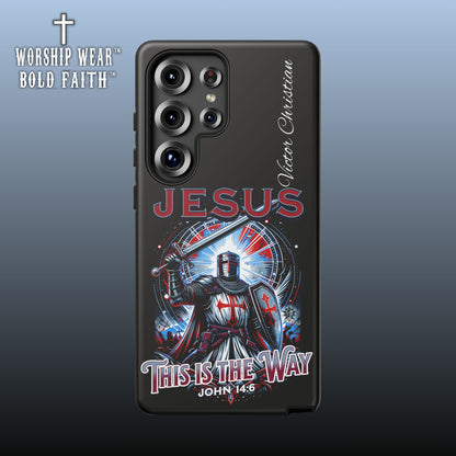 Jesus This is the Way— Personalized Phone Case
