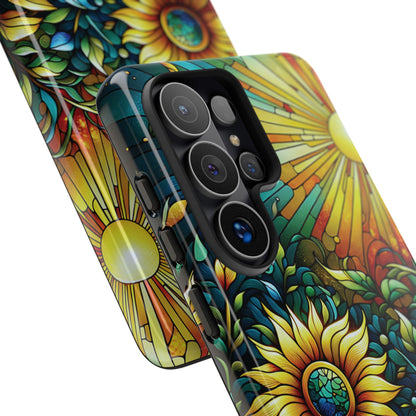 Cathedral Sunflowers - Personalized Phone Case