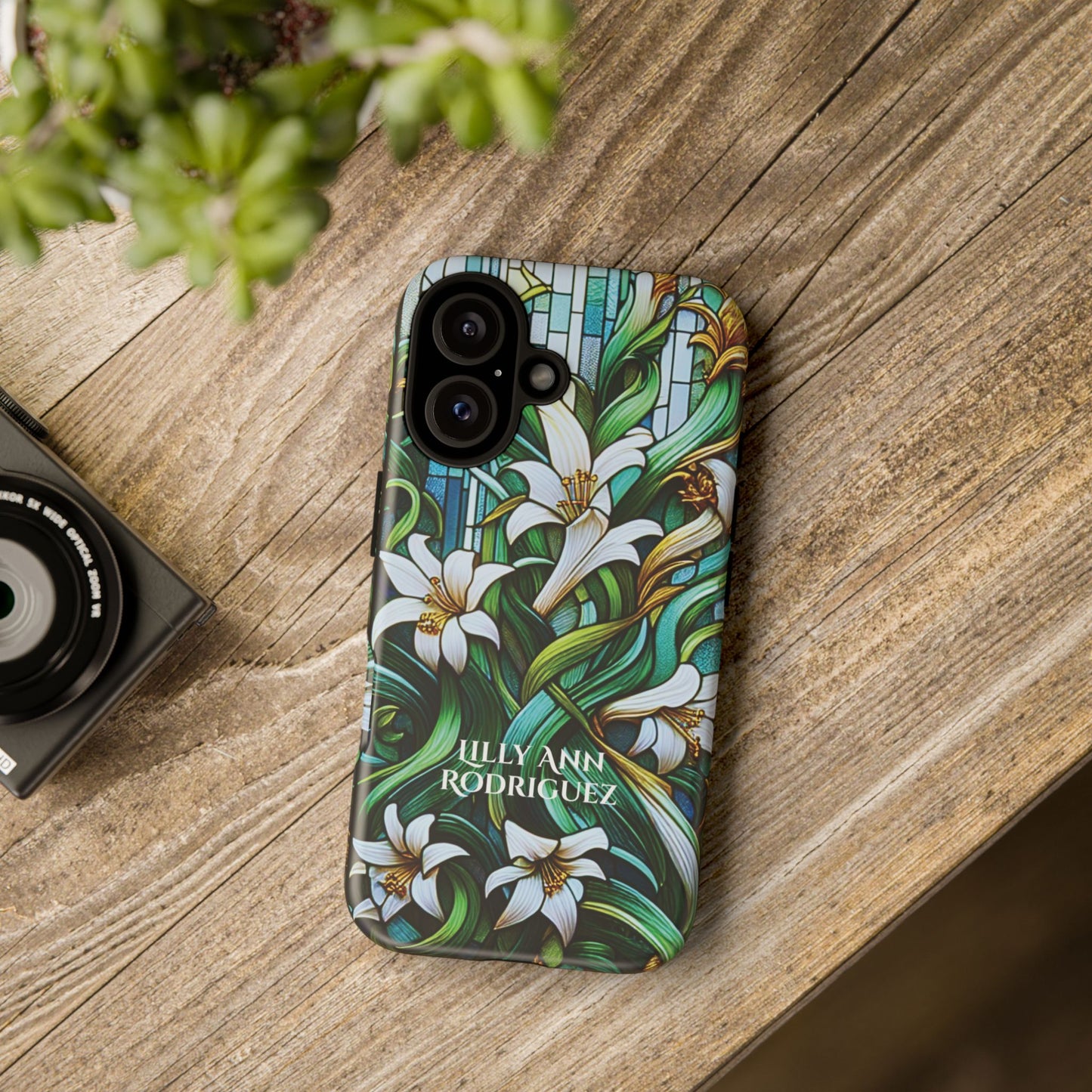 Cathedral Lilies - Personalized Phone Case