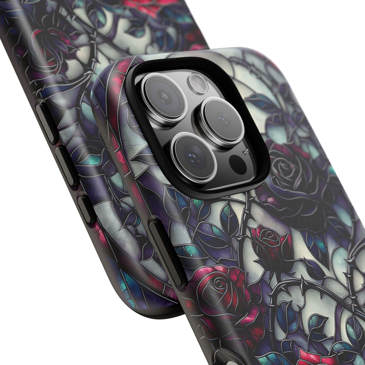 Cathedral Night Roses - Personalized Phone Case