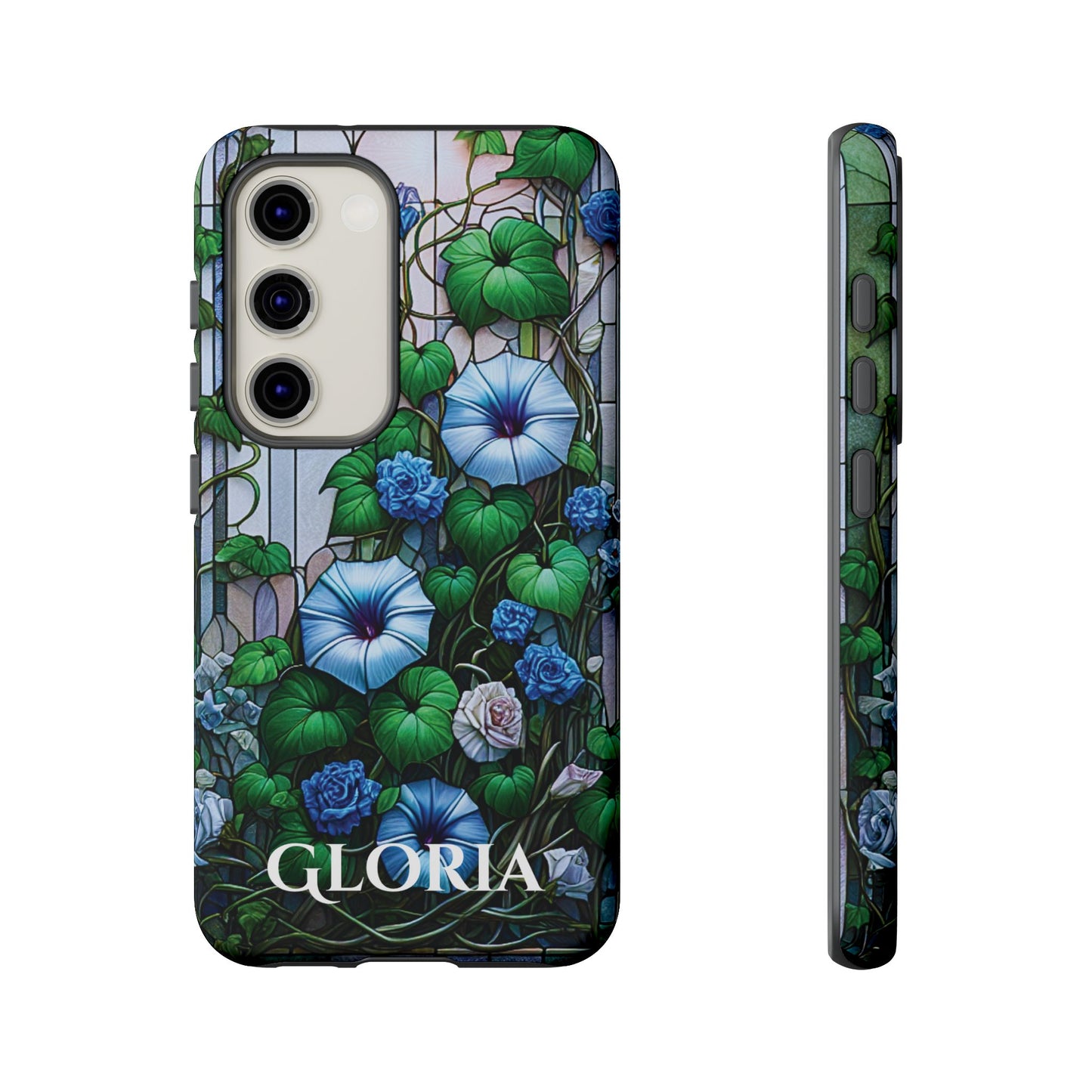 Cathedral Morning Glories - Personalized Phone Case