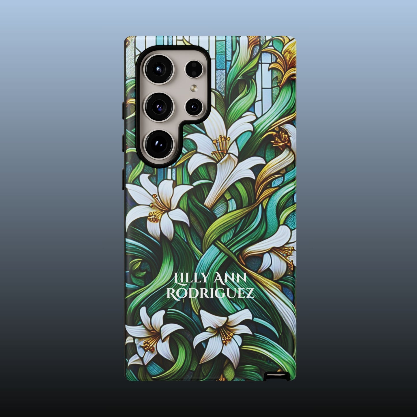 Cathedral Lilies - Personalized Phone Case