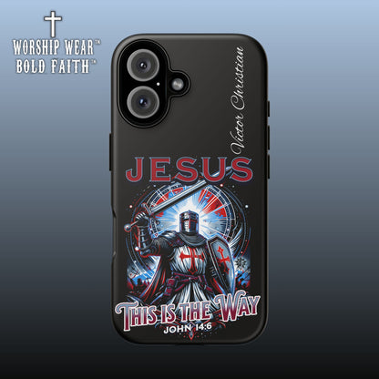 Jesus This is the Way— Personalized Phone Case
