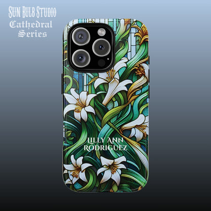 Cathedral Lilies - Personalized Phone Case