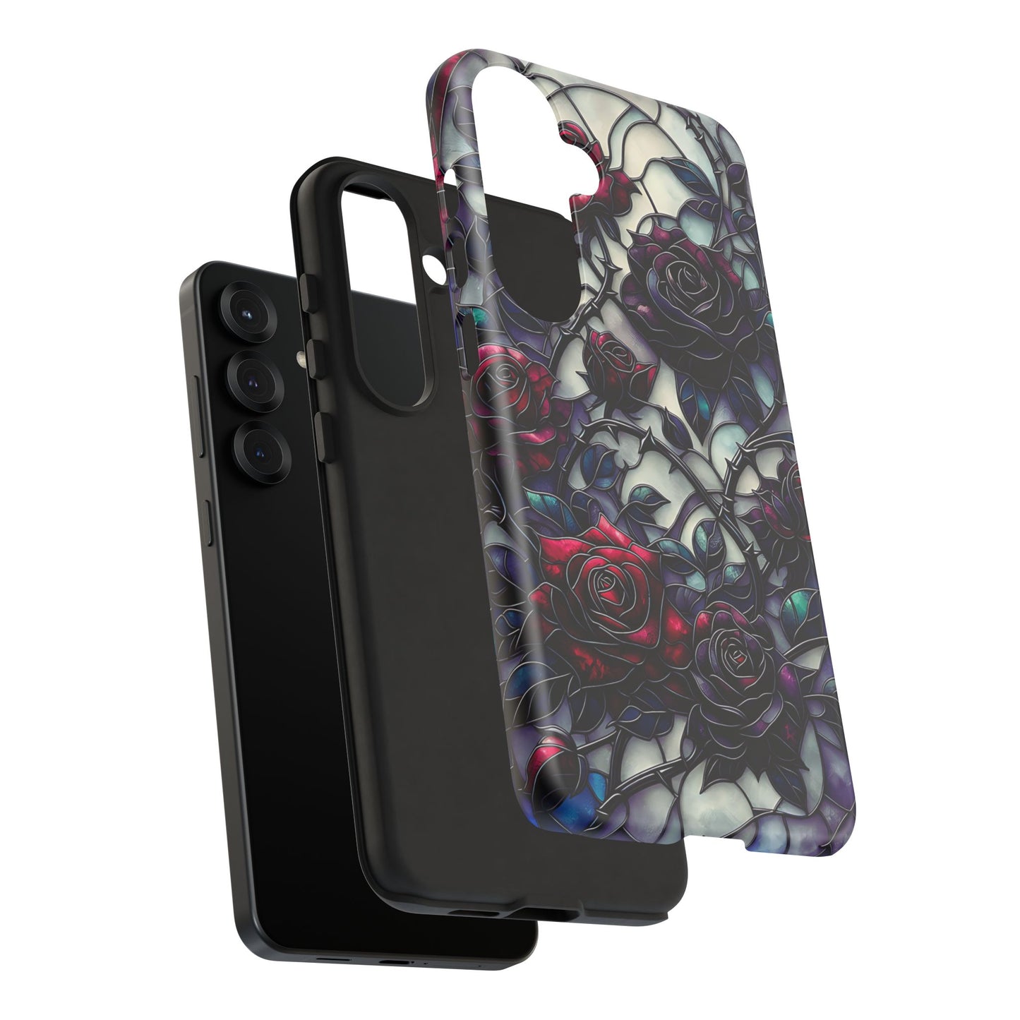 Cathedral Night Roses – Phone Case