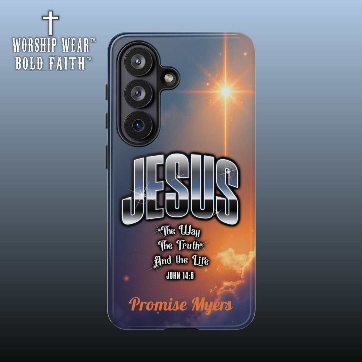 Jesus — The Way, The Truth & The Life — Personalized Phone Case