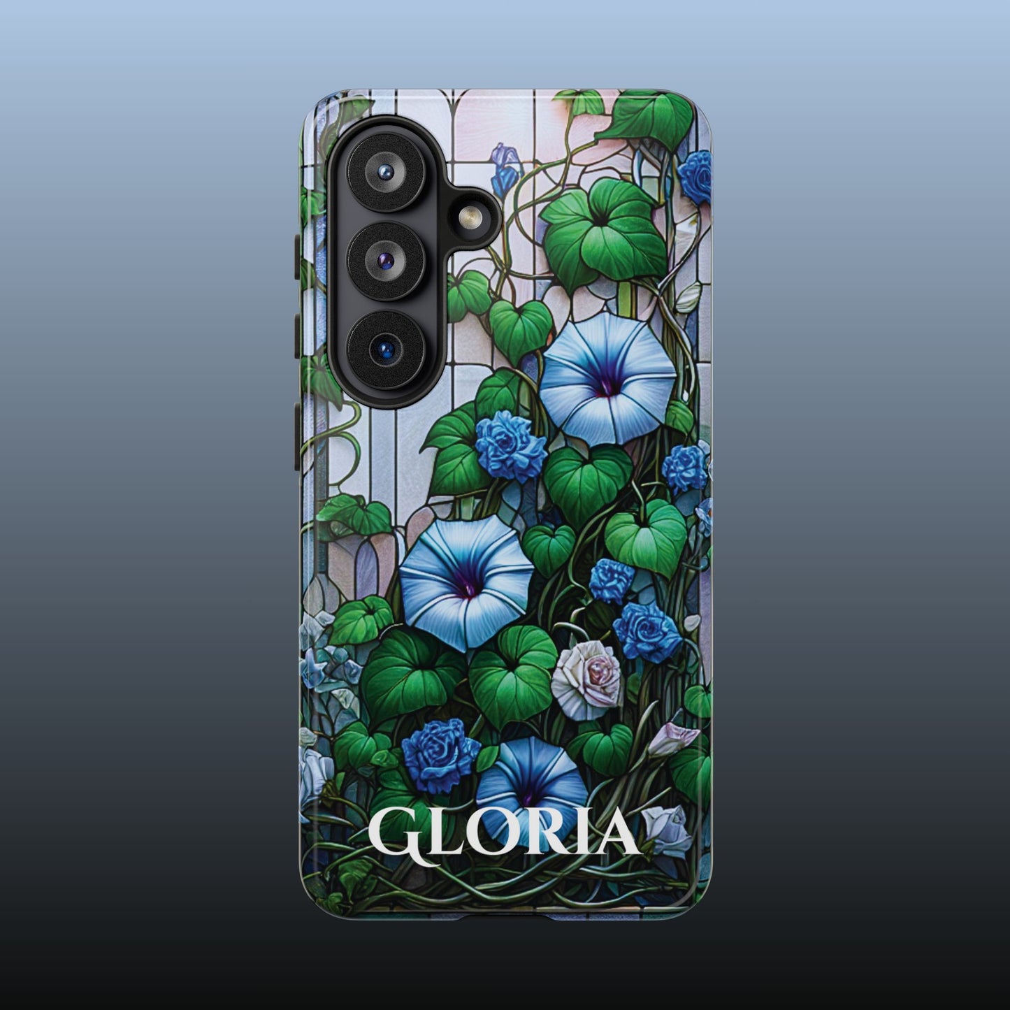 Cathedral Morning Glories - Personalized Phone Case
