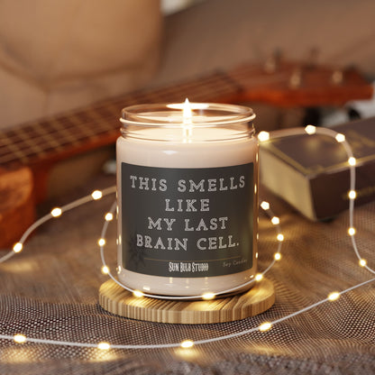Smells Like My Last Brain Cell, 9oz Soy Candle