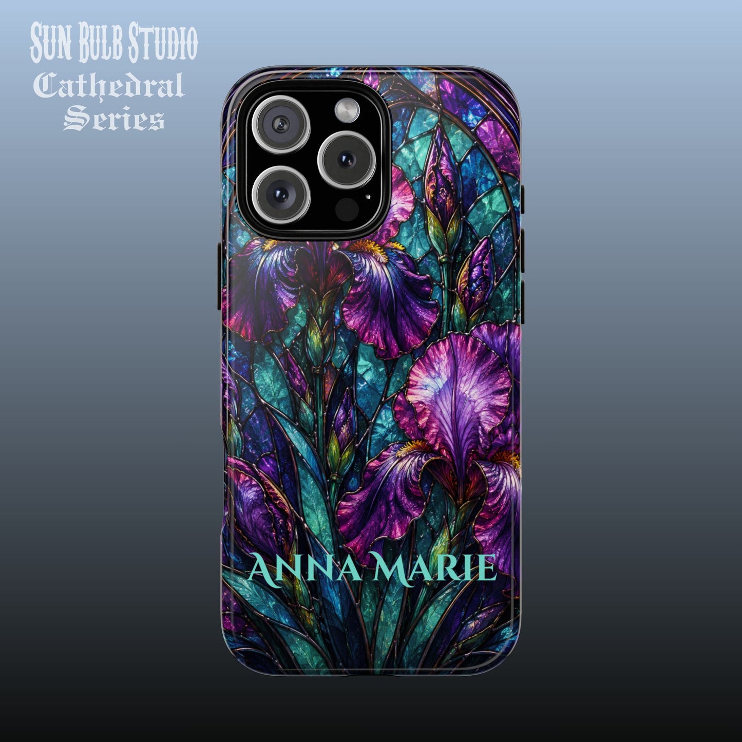 Cathedral Iris - Personalized Phone Case