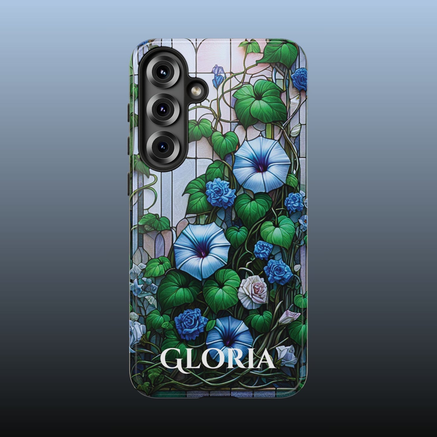 Cathedral Morning Glories - Personalized Phone Case