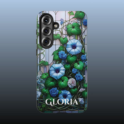 Cathedral Morning Glories - Personalized Phone Case
