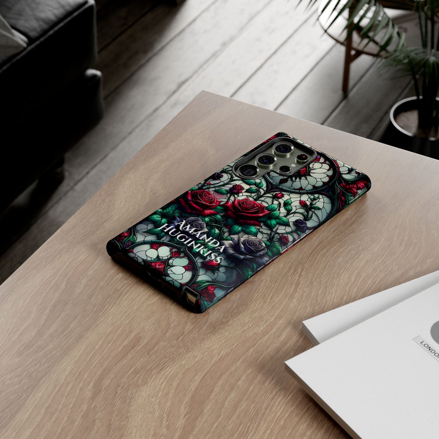 Cathedral Dawn Roses - Personalized Phone Case