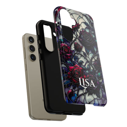 Cathedral Night Roses - Personalized Phone Case