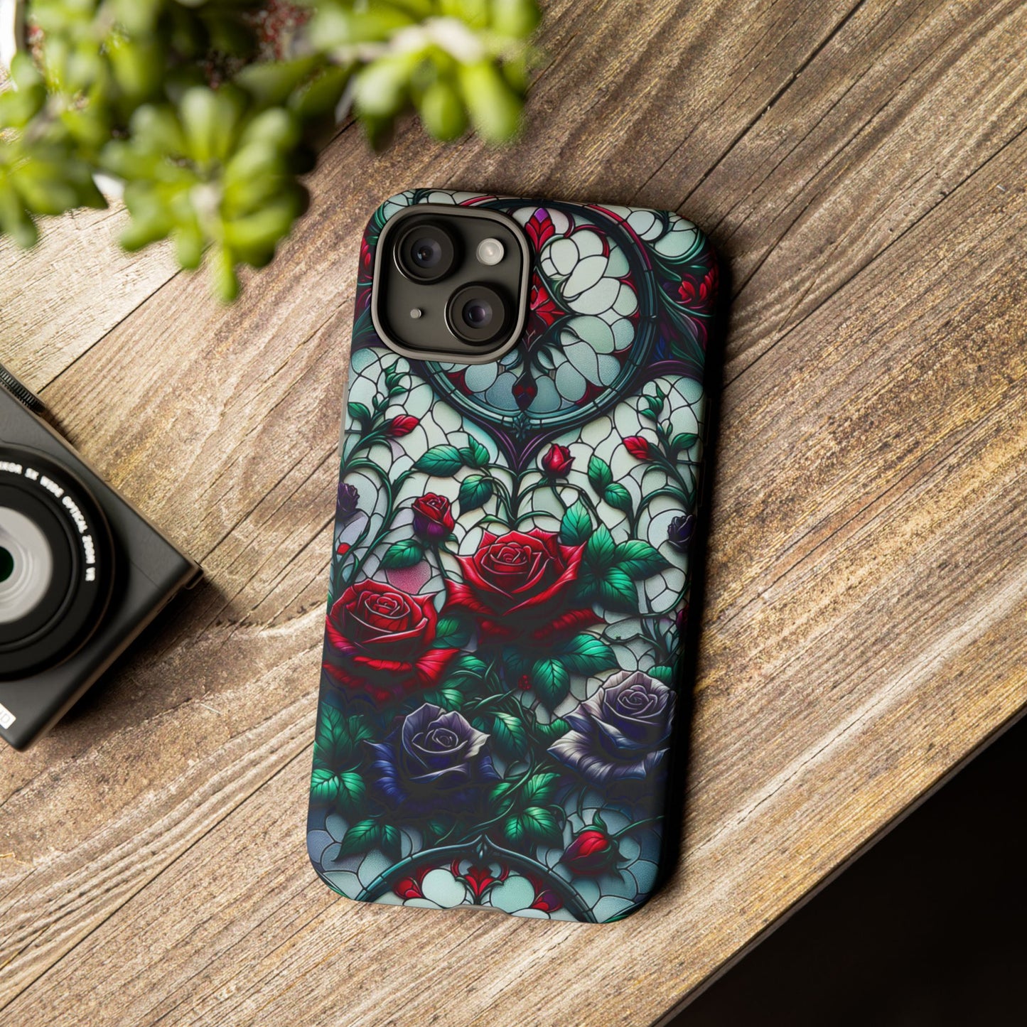 Cathedral Dawn Roses - Phone Case