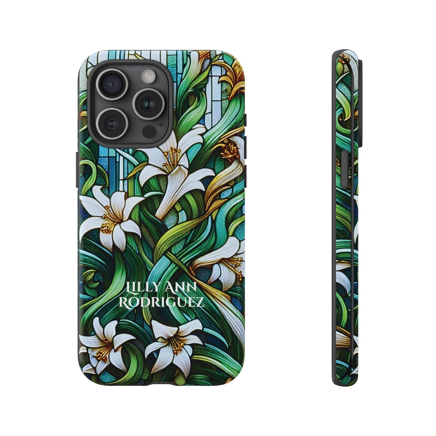 Cathedral Lilies - Personalized Phone Case