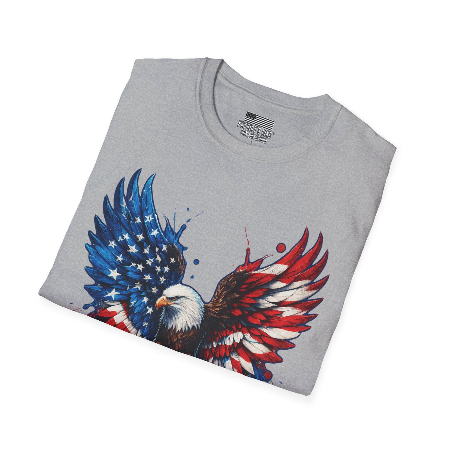 USA Eagle Wings Patriotic T-Shirt | Vintage Americana Graphic Tee