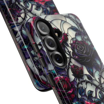 Cathedral Night Roses - Personalized Phone Case
