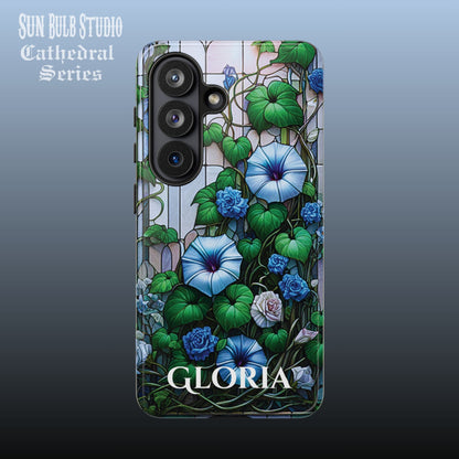 Cathedral Morning Glories - Personalized Phone Case