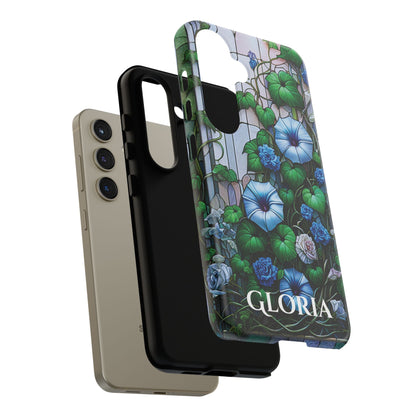 Cathedral Morning Glories - Personalized Phone Case