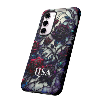 Cathedral Night Roses - Personalized Phone Case