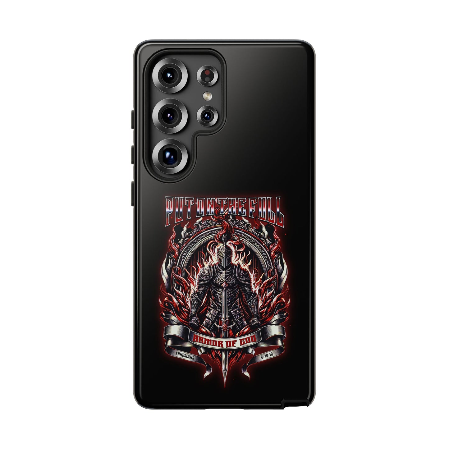 Armor of God Phone Case – Christian Warrior Design | Worship Wear Collection