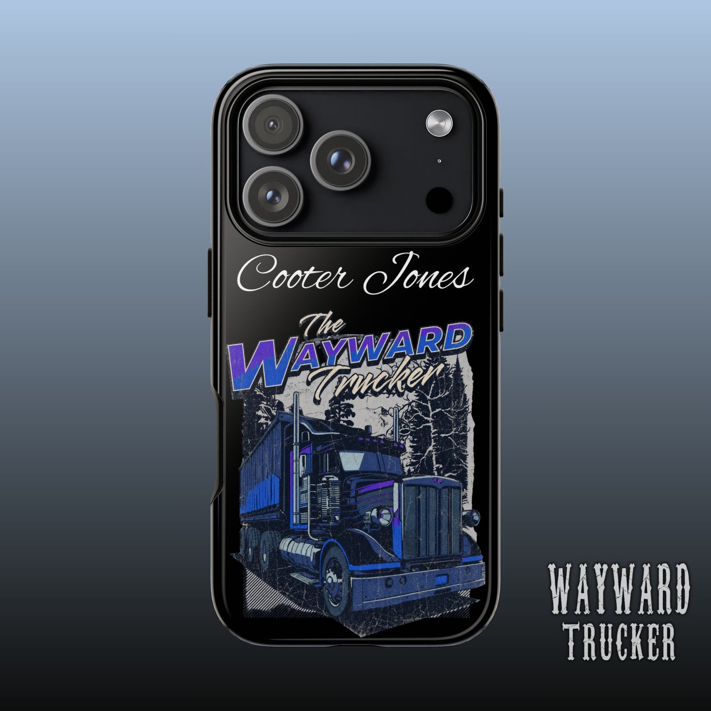 The Wayward Trucker™ Midnight Blue Edition— Personalized Phone Case