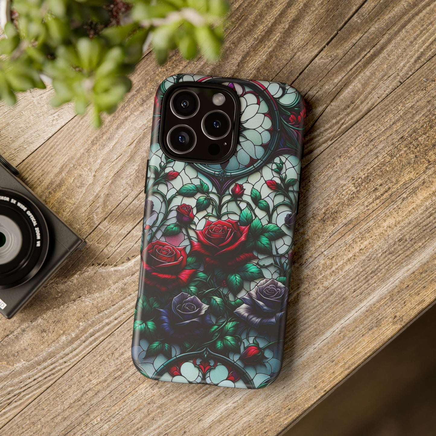 Cathedral Dawn Roses - Phone Case