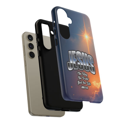 JESUS — The Way, The Truth, The Life — Radiant Sunrise Edition Phone Case