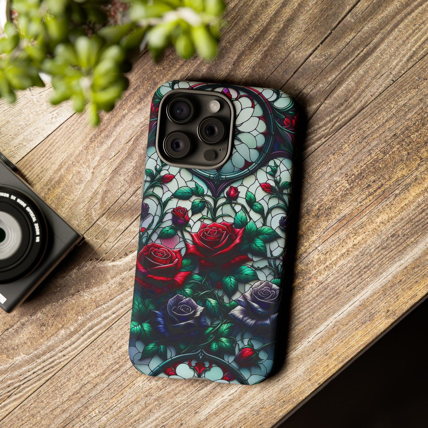 Cathedral Dawn Roses - Phone Case