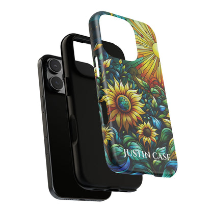Cathedral Sunflowers - Personalized Phone Case