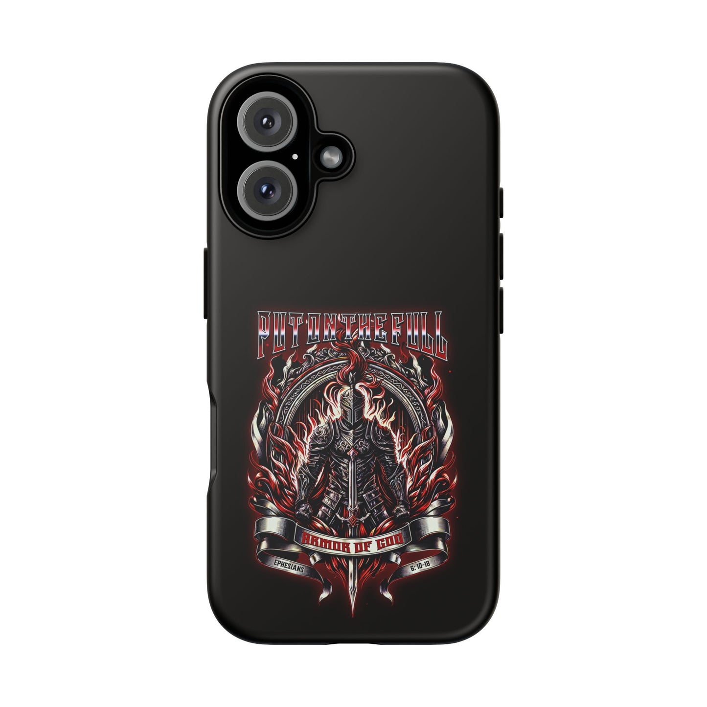 Armor of God Phone Case – Christian Warrior Design | Worship Wear Collection