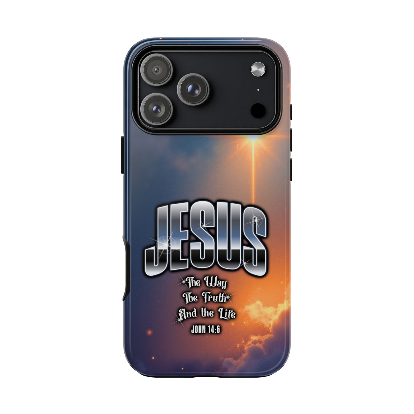 JESUS — The Way, The Truth, The Life — Radiant Sunrise Edition Phone Case