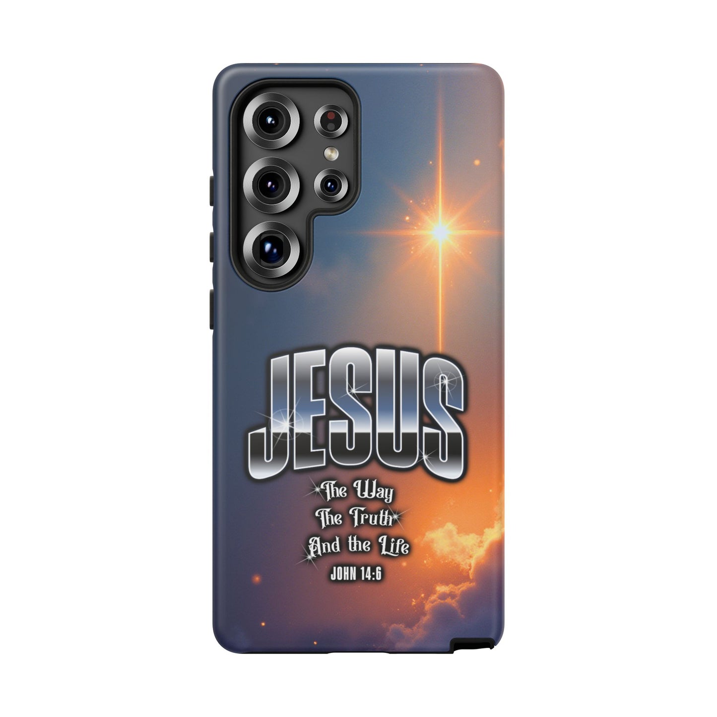 JESUS — The Way, The Truth, The Life — Radiant Sunrise Edition Phone Case