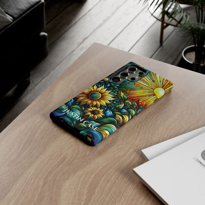 Cathedral Sunflowers - Personalized Phone Case