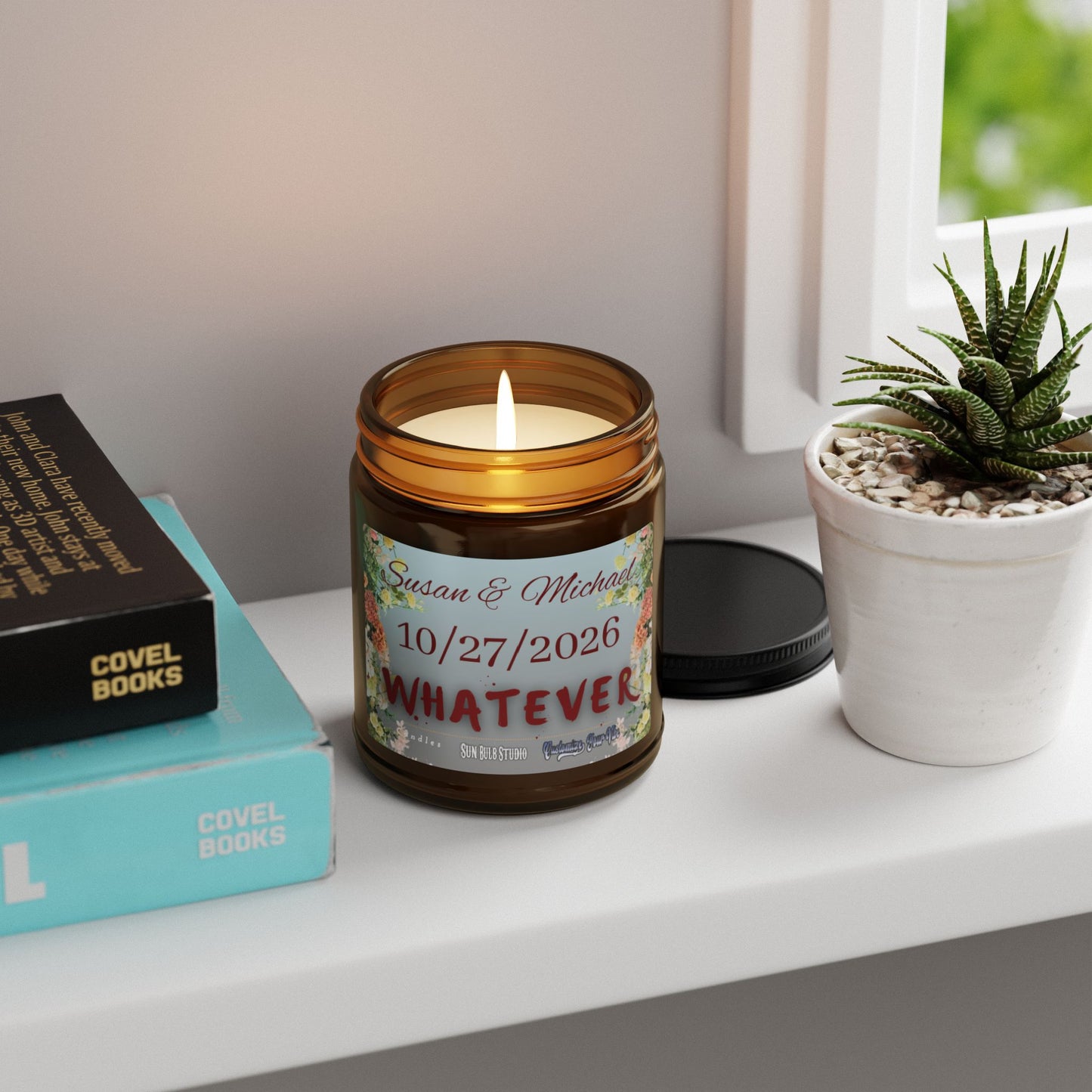 Customize Your Vibe™ Personalized Candle – Wedding Whatever
