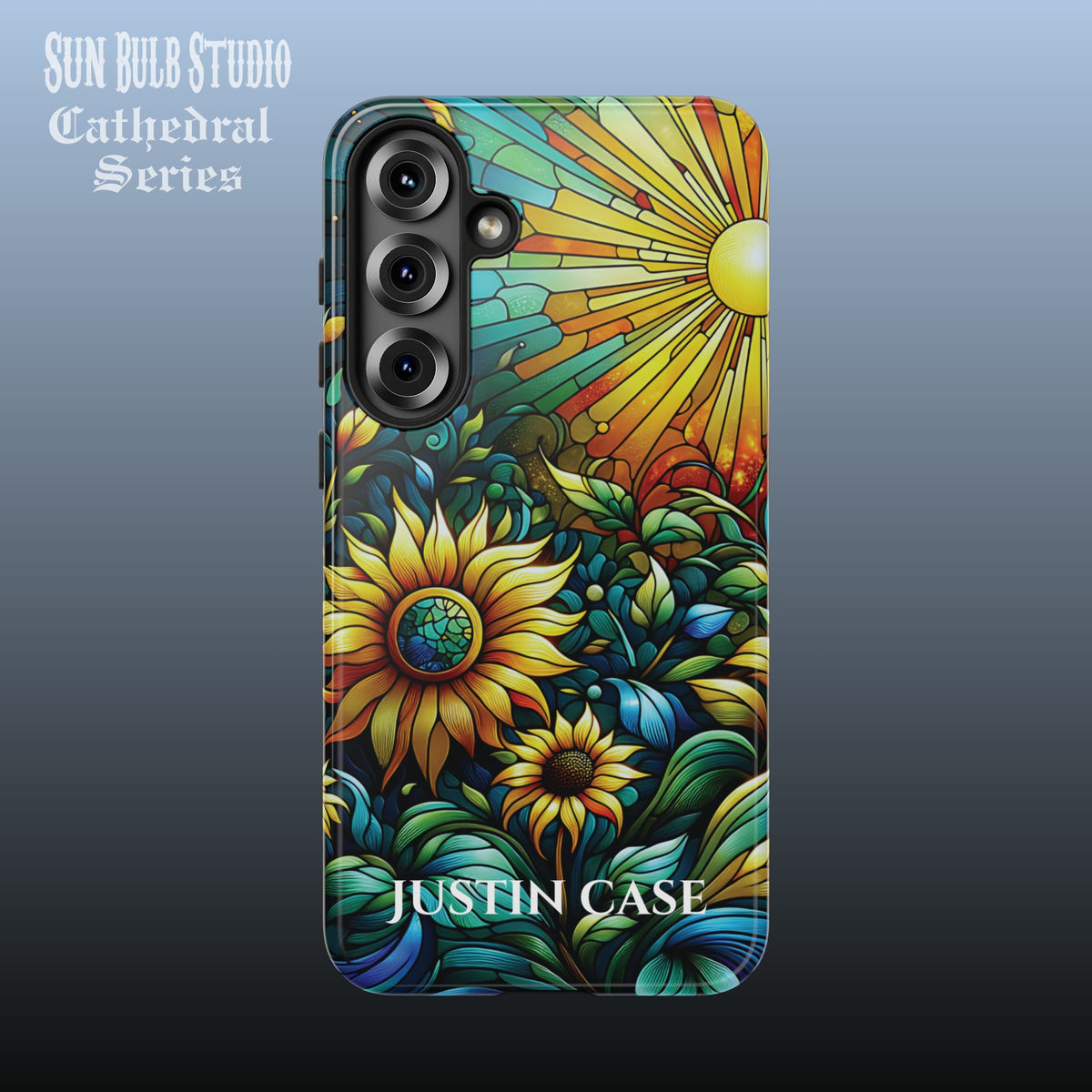 Cathedral Sunflowers - Personalized Phone Case