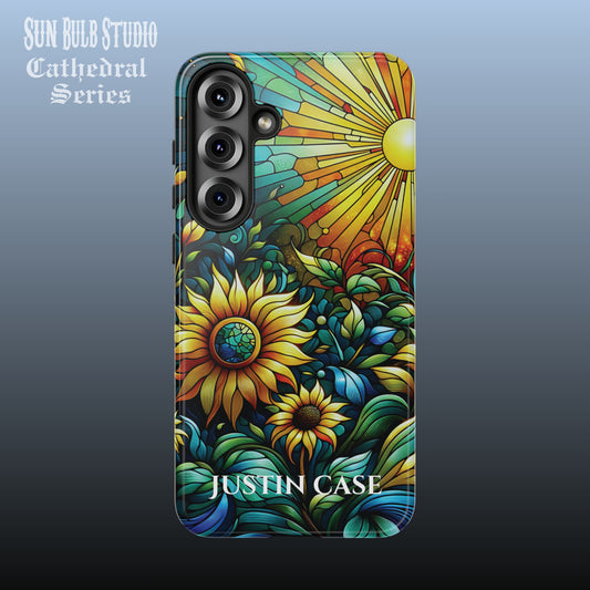 Cathedral Sunflowers - Personalized Phone Case