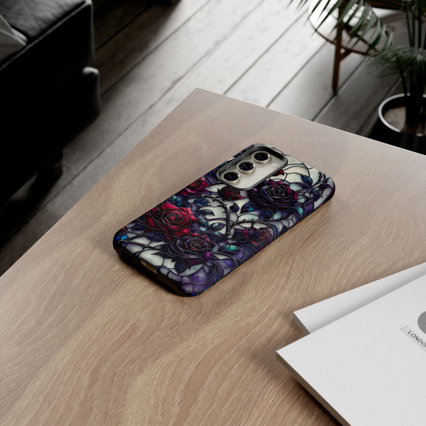 Cathedral Night Roses – Phone Case