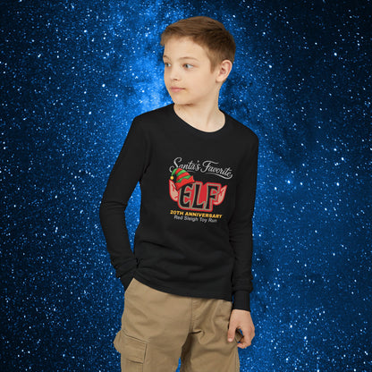 Santa’s Favorite ELF – Red (YOUTH Long Sleeve)