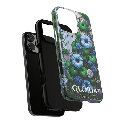 Cathedral Morning Glories - Personalized Phone Case
