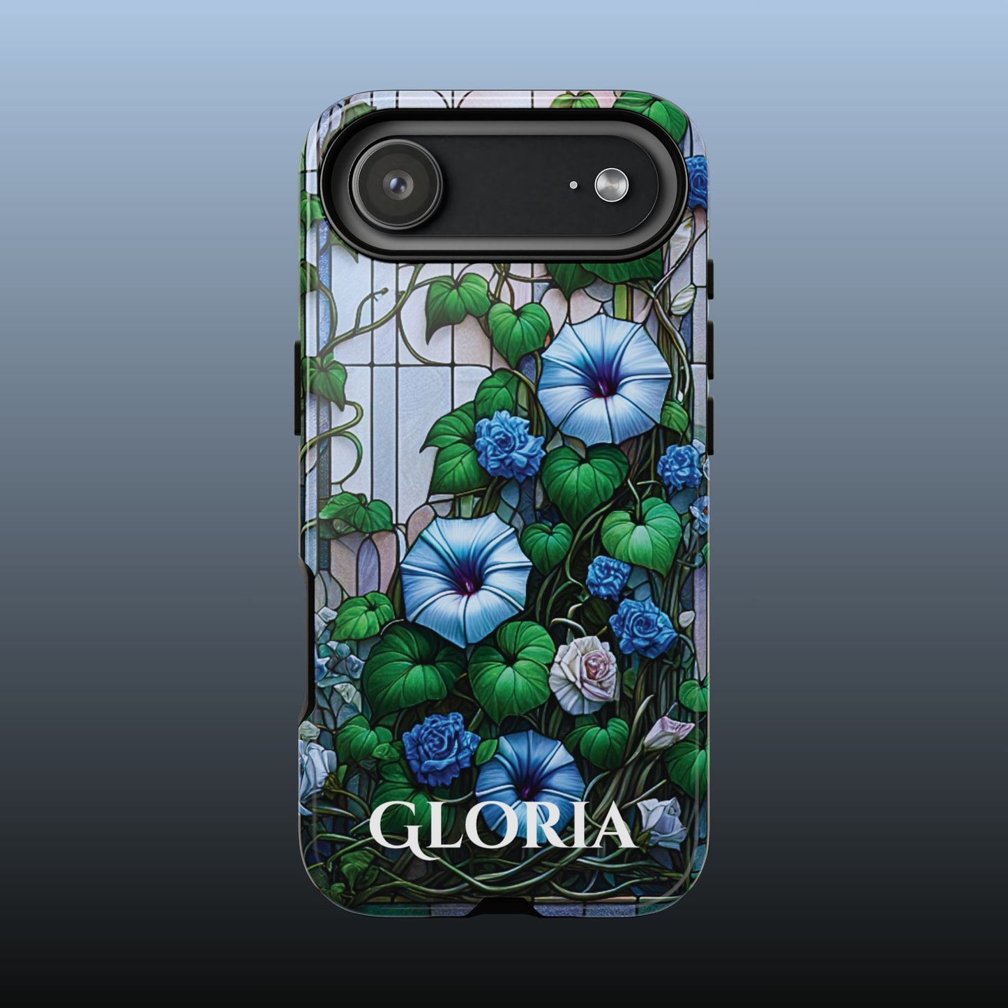 Cathedral Morning Glories - Personalized Phone Case