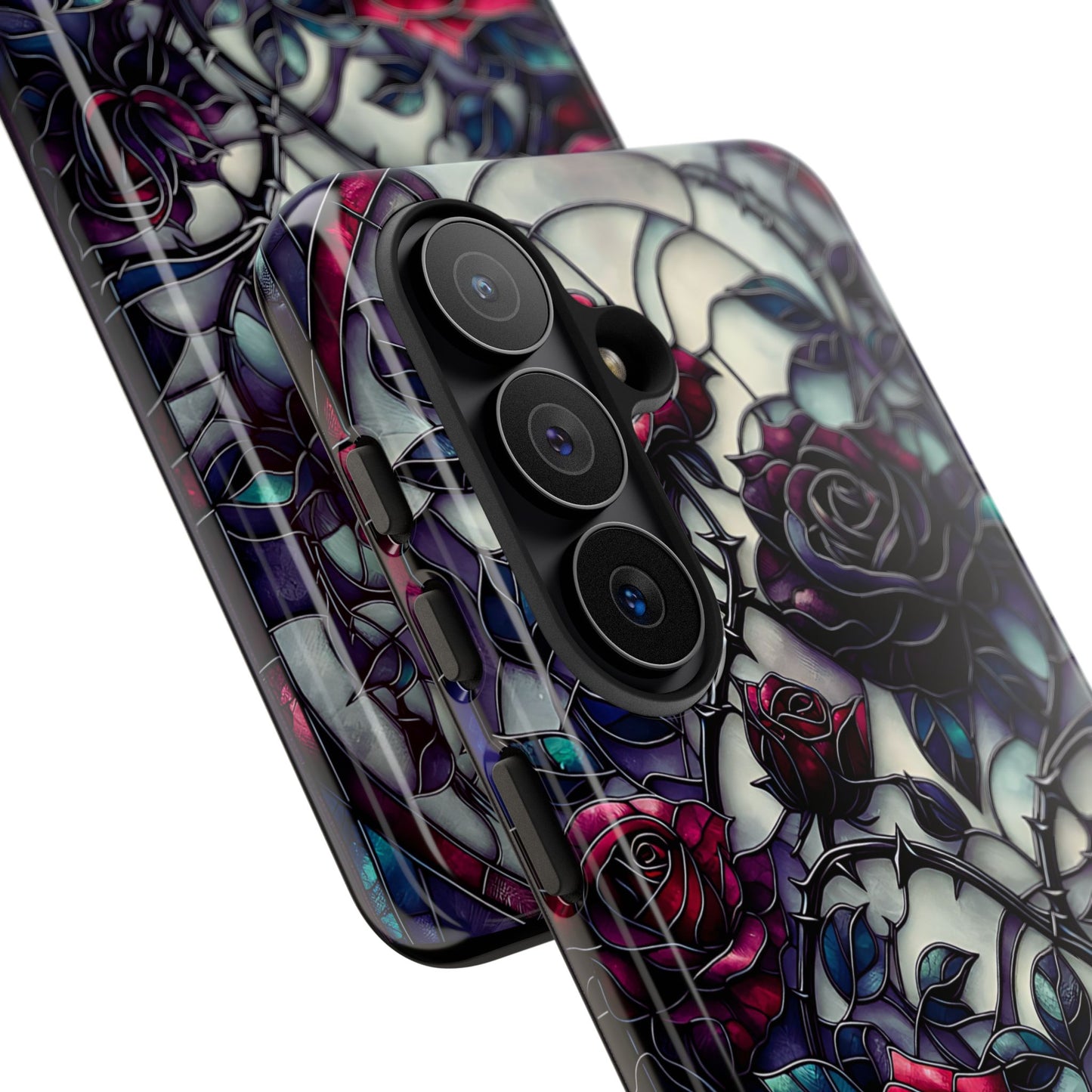 Cathedral Night Roses - Personalized Phone Case